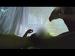 Play MP4 - I was too horny so I called my boyfriend's friend over for shower sex POV