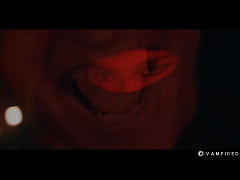 Play MP4 - Cosplay Lesbian Vampire Sex - Bdsm Leather Girls in Lezdom Sub Dom Play Pussy Eating Session