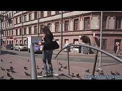 Play MP4 - Petite amateur rides cock at casting