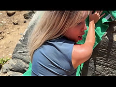 Play MP4 - Risky Sex on Public Beach with Perfect Body Teen blond