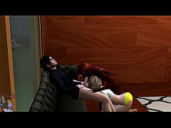 Play MP4 - Blonde and brunette on beach threesome