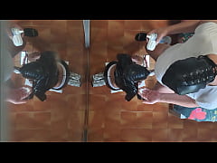 Play MP4 - Preview - Milf in sexy clothes&comma; stockings and high heels fucked in the mouth and doggy style with repeated orgasms