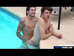 Play MP4 - FamilyTwink - Pool Wekend Sex with Step-Nephew and Step-Uncle