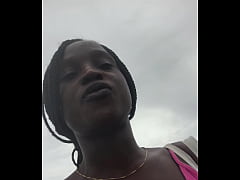 Play MP4 - Crazybitch on her way home lazily after shooting contents