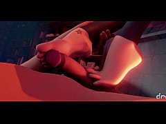 Play MP4 - Sexy Witch Sypha Belnades from Castlevania using her Magic feet on your dick and makes you cum - by Dragk - 3D Animated porn