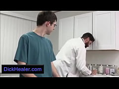 Play MP4 - Doctor Chris is horny for boy cock &commat;DickHealer&period;com