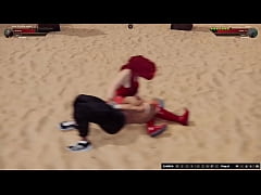 Play MP4 - Ruby The K Kitten VS Diabla &lpar;Naked Fighter 3D&rpar;