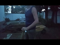 Play MP4 - The worker gives me a hard time before going to the university