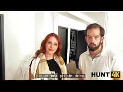 Play MP4 - HUNT4K&period; Sexy redhead slut is enough of junk food and her stupid BF and fucked for money