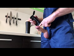 Play MP4 - Russian worker found a sex toy in the kitchen and fucked her while no one is home