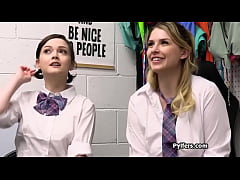 Play MP4 - Sex toy stealing duo gets fucked in the backroom