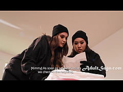 Play MP4 - Lez Thieves Get Carried Away On The Job - Kimmy Kimm&comma; Aften Opal