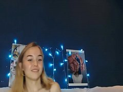 Play MP4 - Blonde Busty Babe Set On Fire