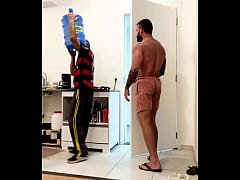 Play MP4 - The water delivery guy showed up different&period;&period;&period; the tension was so strong you could clearly feel the bulge