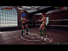 Play MP4 - Twiggy Nelson VS Kallan &lpar;Naked Fighter 3D&rpar;