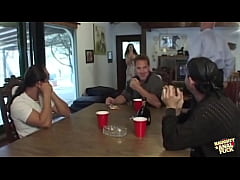 Play MP4 - Her husband is looking for some excitement and puts her in a wife sharing gangbang