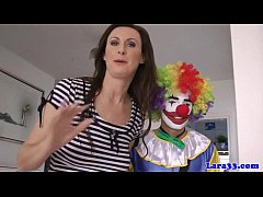 Play MP4 - British glam mature cocksucking lucky clown