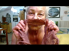 Play MP4 - 1144 Dawn's Pretty Panties for Michael Orchid lace cups my ass so nicely&period; Plus sized Mature hairy pussy