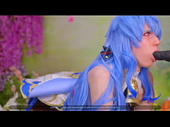 Play MP4 - Ganyu Is While Picking Flowers