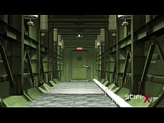 Play MP4 - A hot japanise girl in cuffs has a crazy sex in sci-fi military bunker