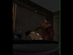 Play MP4 - mega hunk duane brown tackles asian wife in the end zone