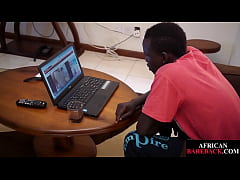 Play MP4 - Slim black amateur fingers ass and masturbates indoors