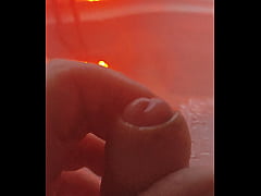 Play MP4 - IFOslave playing and cumming with my cock in bath