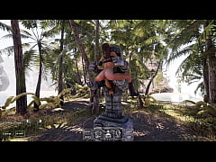 Play MP4 - Lara Croft loves it when an ancient statue fills her with semen&period; 3D Hentai Game Animation