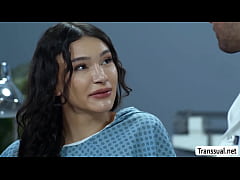 Play MP4 - Shy TS patient enjoy sucking n riding doctors dick