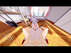 Play MP4 - Anime Hentai Game Gaming Hot White Hair Girl with Big Tits and Huge Ass Gets Fucked in Various Positions and Deep Blowjob