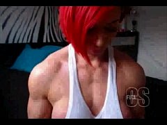 Play MP4 - Brooke Black Hot muscular redhead