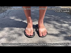 Play MP4 - Hank Shows Summer Sandal Suntan and Soiled Soles
