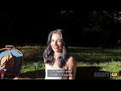 Play MP4 - HUNT4K&period; Sexy skinny brunette doesn&rsquo;t care about her BF and is giving a sloppy blowjob to a stranger