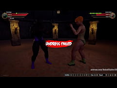 Play MP4 - Mandingo VS Karen Krash &lpar;Naked Fighter 3D&rpar;