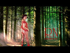 Play MP4 - Pin-up lady posing in the forest&period; She shows her tits and pussy&period; Mesh tights&period; Regina Noir