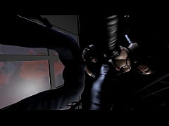 Play MP4 - Futa Shemale Fucks With A Bubble Butt Futa Shemale in Bondage Standing Fuck