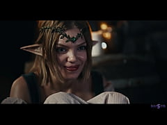 Play MP4 - Medieval Fantasy Lesbian Sex - Blonde Elf Girl Infects Octokuro With Sex Craving Parasites