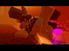 Play MP4 - Checkered Bunny Girl gets Double Penetraded