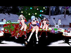 Play MP4 - Pussyverse&colon; MMD All I Want for Christmas Is You &lpar;Robin&comma; Astra Yao&comma; Barbara&rpar;