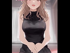 Play MP4 - Anime Sexy girl in black dress riding dick and getting covered in cum