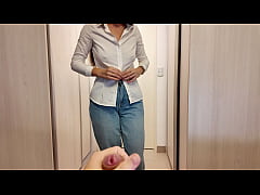 Play MP4 - Stepmother helped her stepson quickly cum in her panties before work