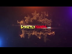 Play MP4 - STRICTLY HANDS Fire shows off fiery pussy tattoo and jerks dick