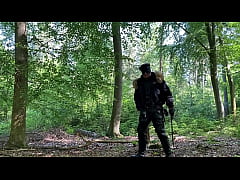 Play MP4 - BlackLeatherHands WITH PIERCED DILDOEXTENDER