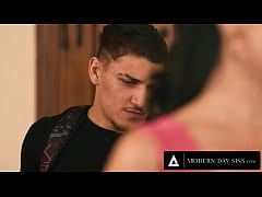 Play MP4 - MODERN-DAY SINS - Angry MILF Little Puck Lures Bully&rsquo;s Hormonal Stepson For Rough Fuck - FOOTJOB