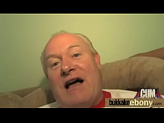 Play MP4 - Ebony gets fucked in all holes by a group of white dudes 14