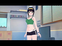 Play MP4 - Hot brunette anime girl with big tits sucks and rides dick with ahegao &lpar;Hentai&rpar; Koikatsu&excl;