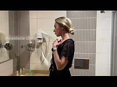 Play MP4 - Hot neighbor masturbating brought herself to orgasm and squirt&period; A girl in oil was caught by a neighbor&period;