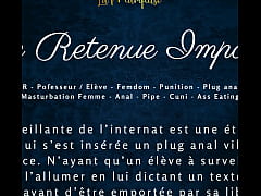 Play MP4 - Une Retenue Impossible - French Audio Porn Femdom Anal