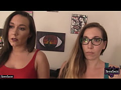 Play MP4 - Hot Babes Sinn Sage And Samantha Grace Squeeze Their Cute Tits&excl;