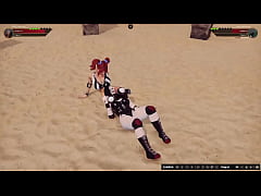 Play MP4 - Polly Plaything VS Luna DarkMoon &lpar;Naked Fighter 3D&rpar;